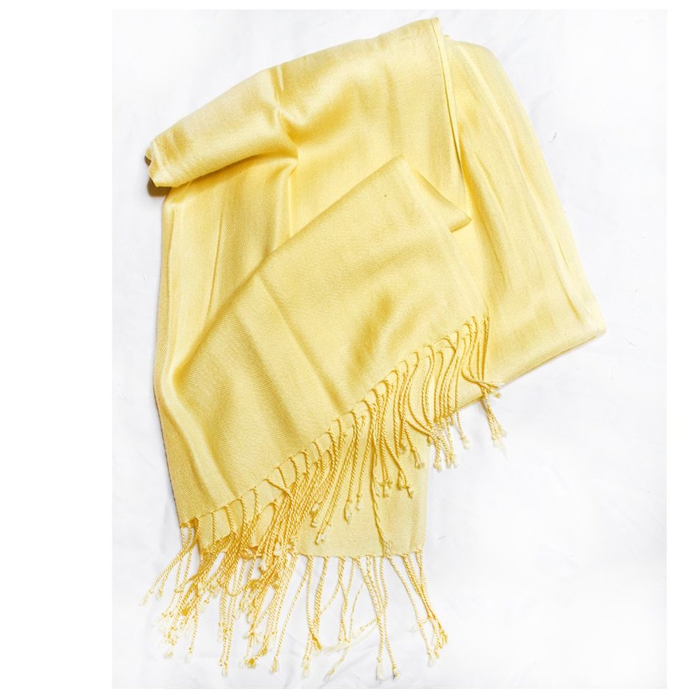 Yellow Pashmina Scarf - Picture 3 of 6